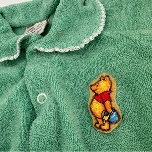 Vintage 80s Winnie The Pooh Pajamas Sleeper Size 3